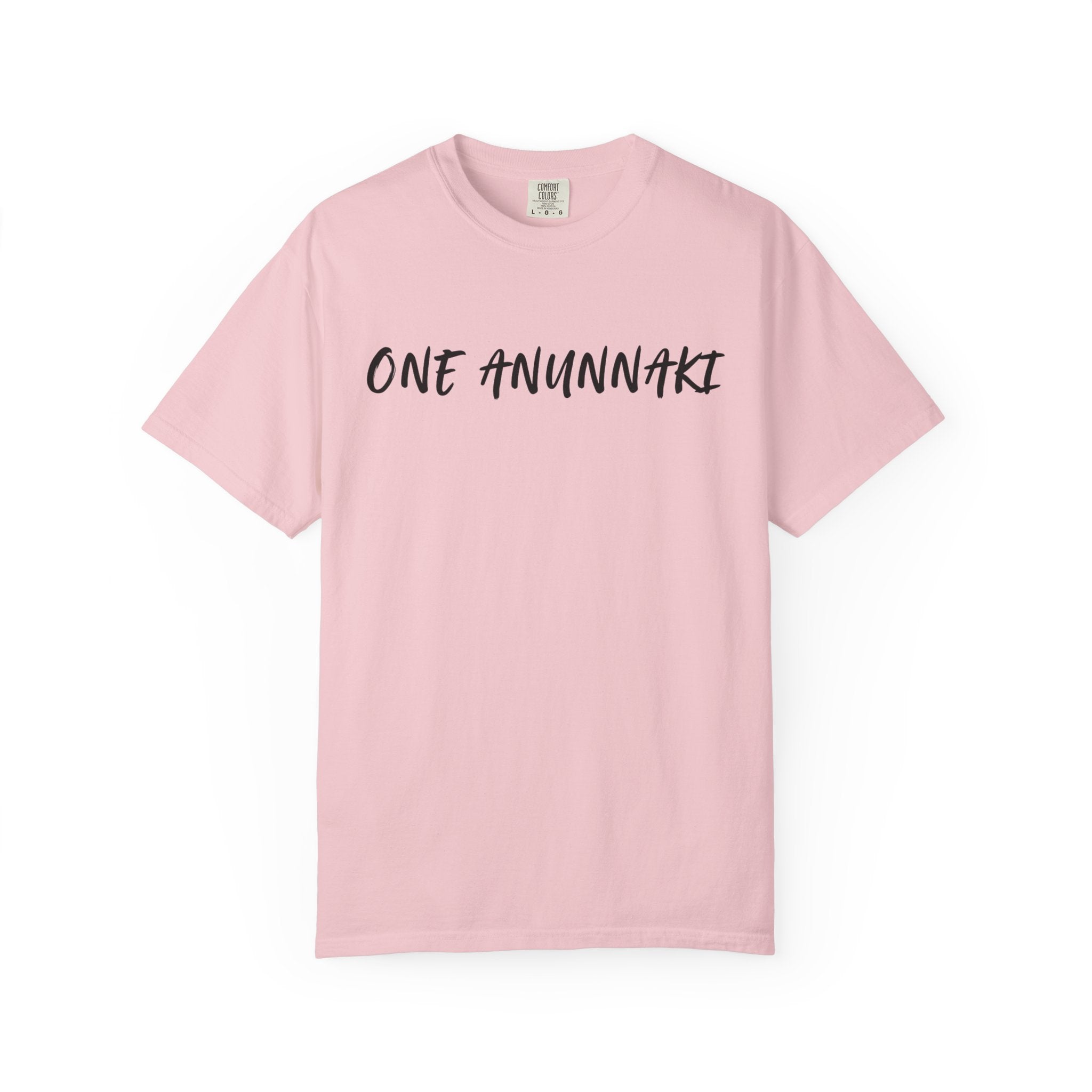 One Anunnaki T-Shirt — Aztec Warrior Graphic Tee with “One Anunnaki: Supplements Above The Rest”