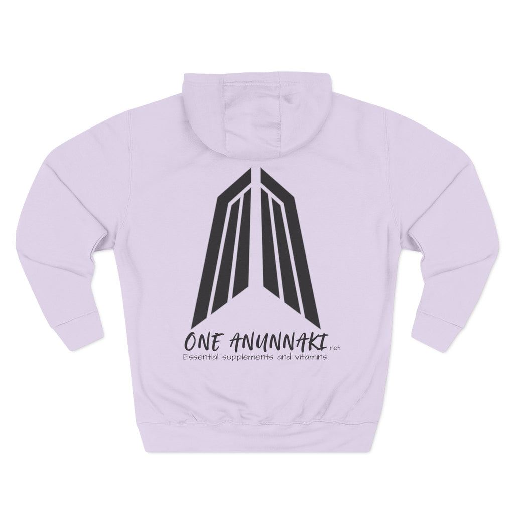 One Anunnaki Hoodie | Handwritten Script Logo, White Pullover Hoodie