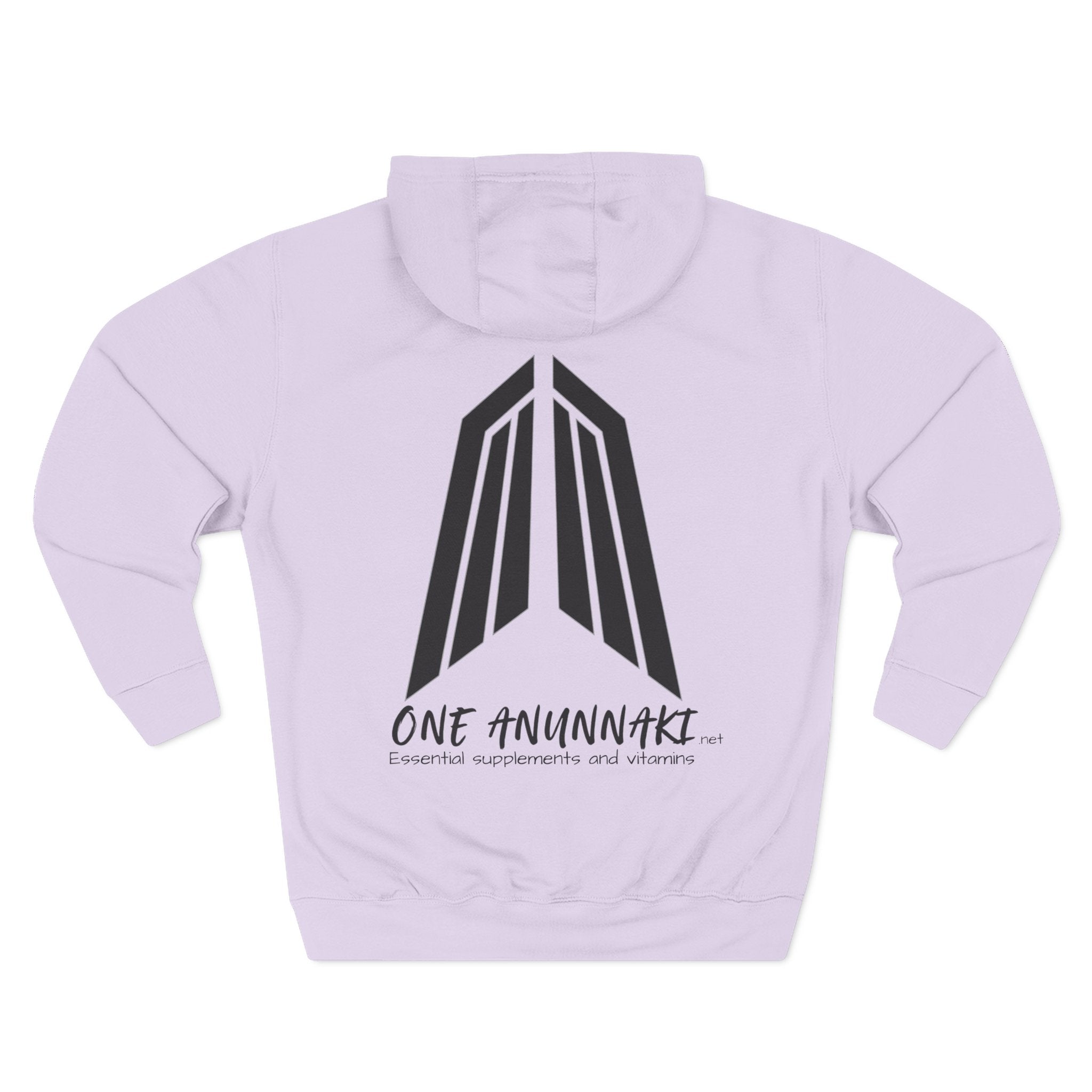 One Anunnaki Hoodie | Handwritten Script Logo, White Pullover Hoodie