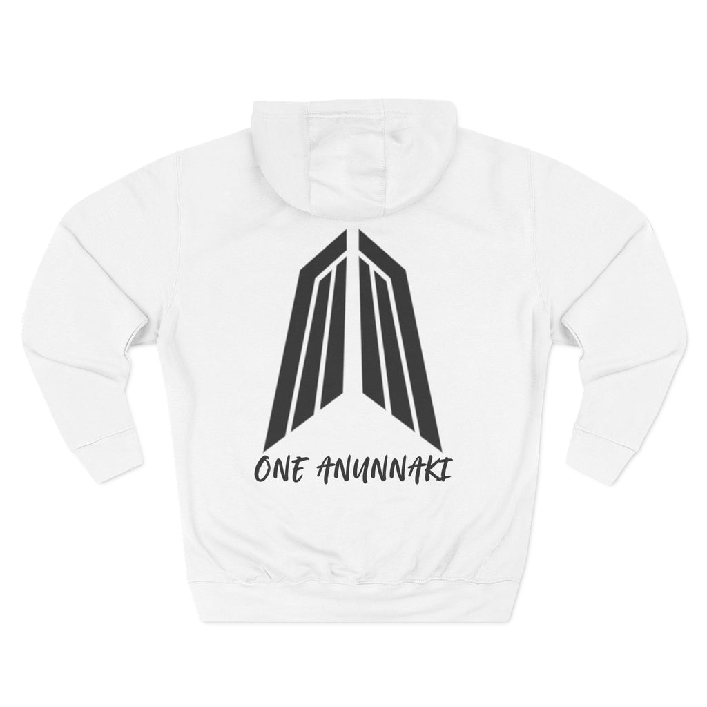 One Avvnnaki Hoodie | Handwritten Script Logo, White Pullover Hoodie