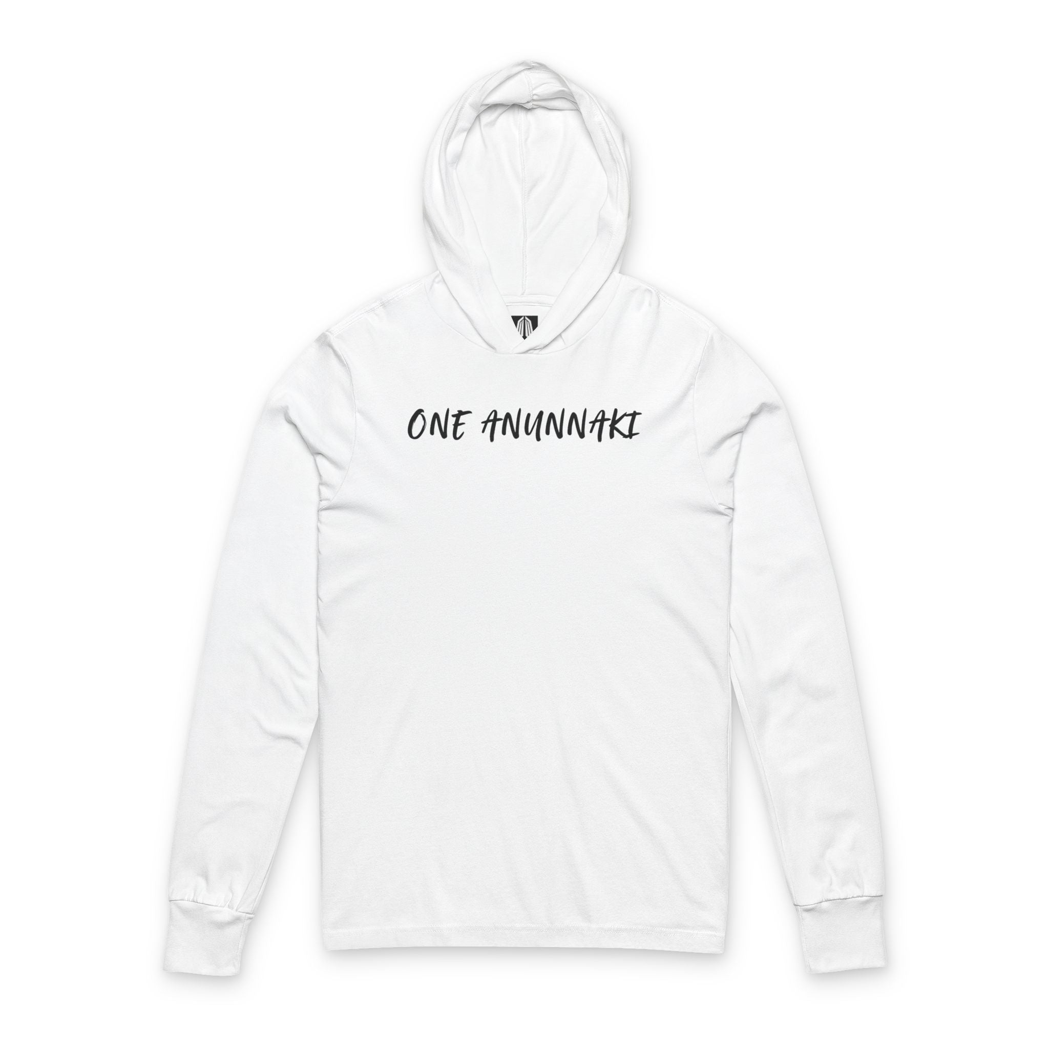 One Anunnaki Logo Hooded Long Sleeve Tee