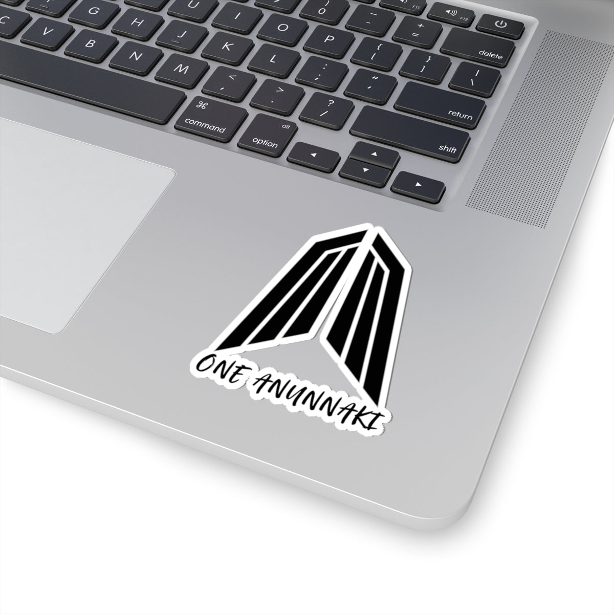 One Anunnaki Sticker – Minimal Black Logo Kiss-Cut Decal
