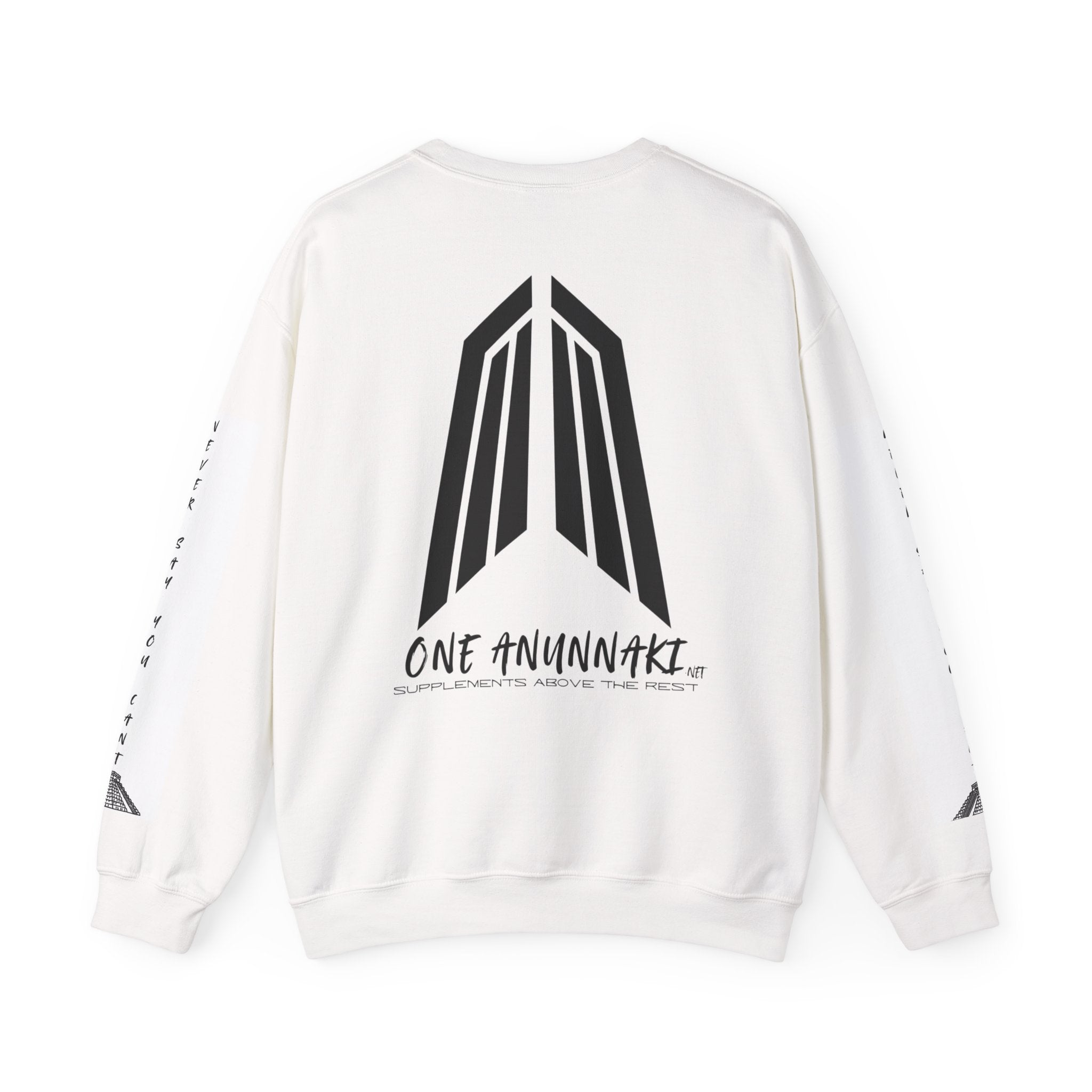 One Anunnaki Crewneck Sweatshirt — Graphic Ancient Symbol Sweater