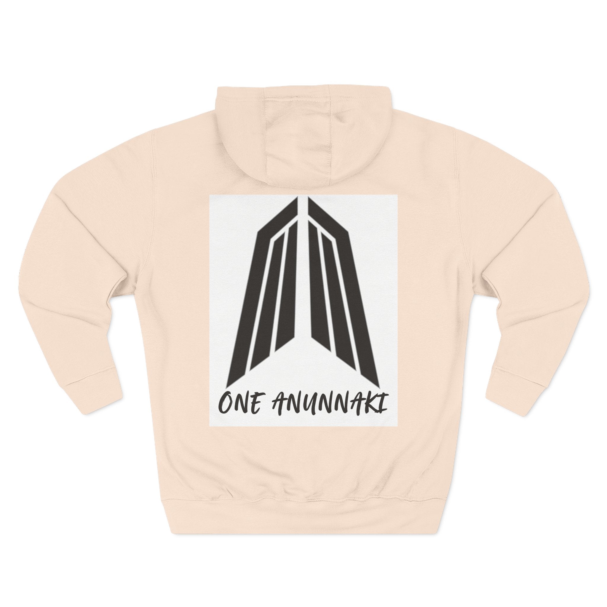 One Avvnnaki Hoodie | Handwritten Script Logo, White Pullover Hoodie