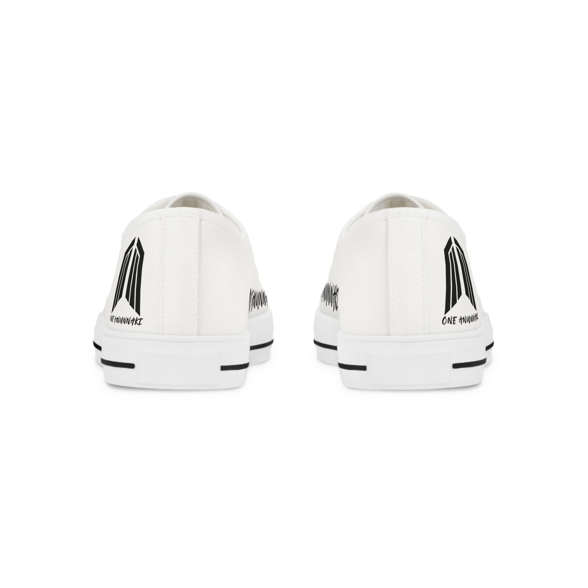 Low Top Sneakers — Classic White Canvas Mens Shoes