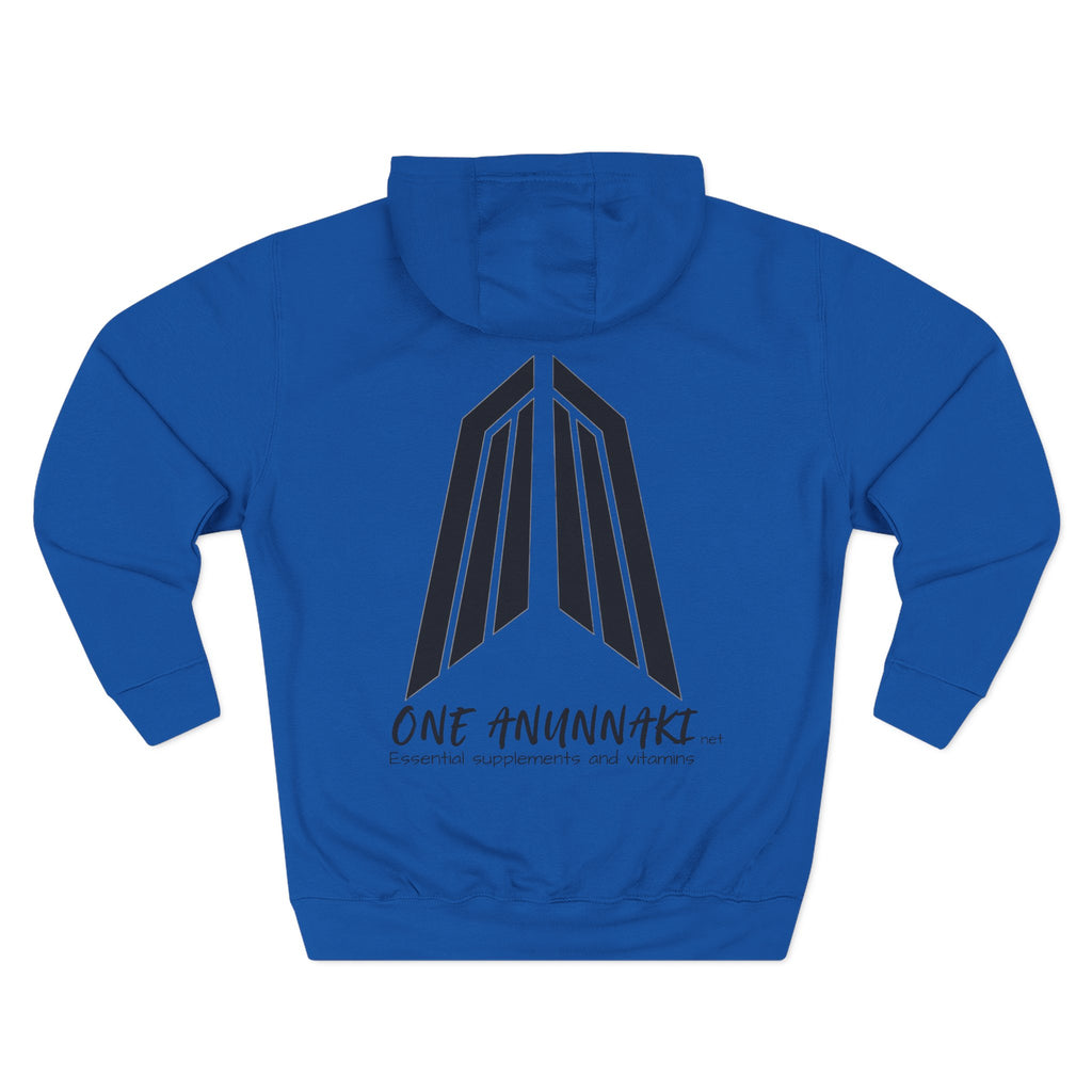 One Anunnaki Hoodie | Handwritten Script Logo, White Pullover Hoodie