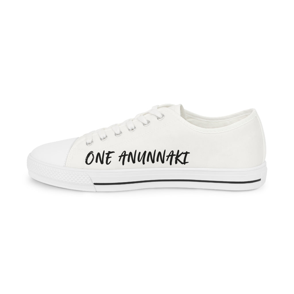 Low Top Sneakers — Classic White Canvas Mens Shoes
