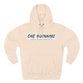 One Avvnnaki Hoodie | Handwritten Script Logo, White Pullover Hoodie
