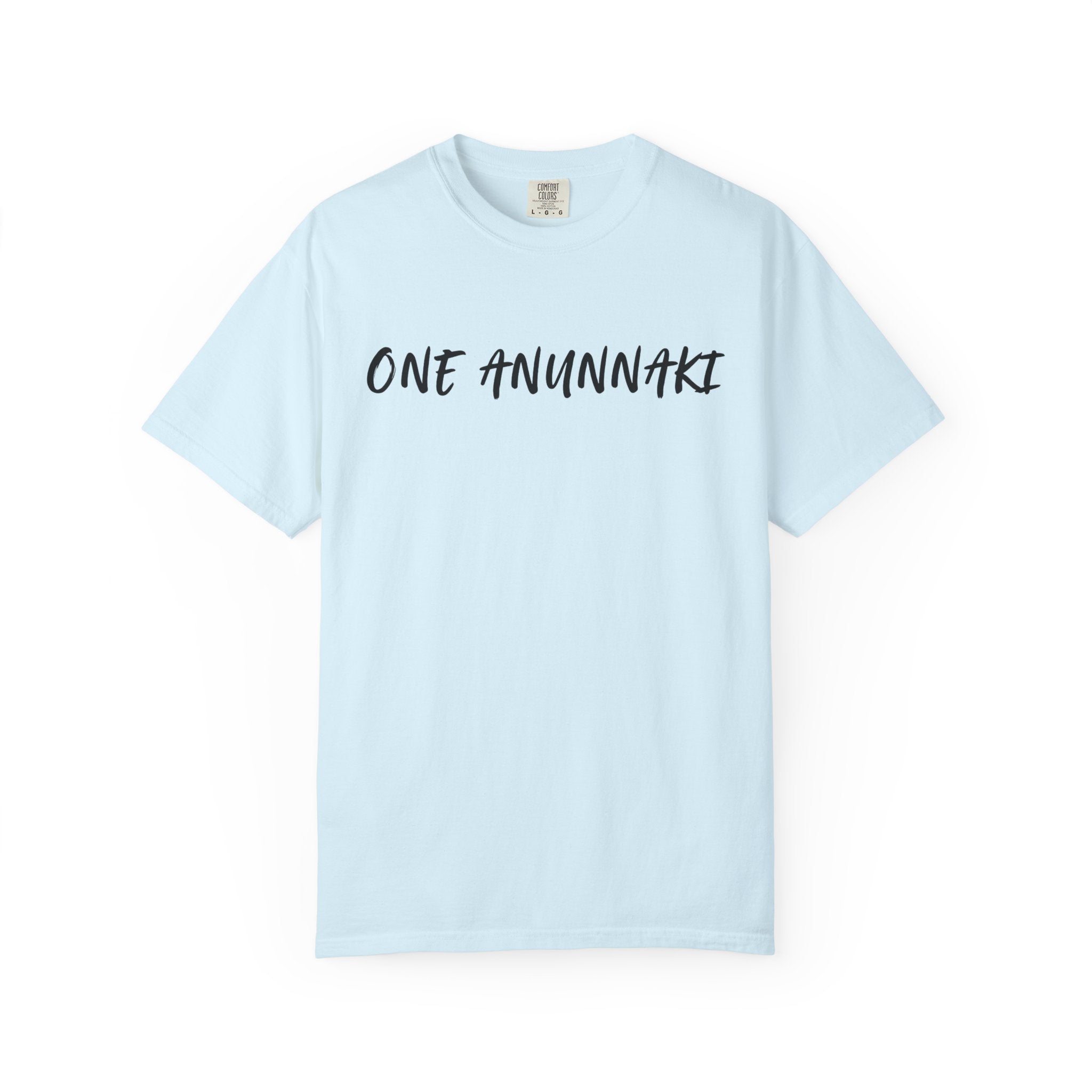 One Anunnaki T-Shirt — Aztec Warrior Graphic Tee with “One Anunnaki: Supplements Above The Rest”