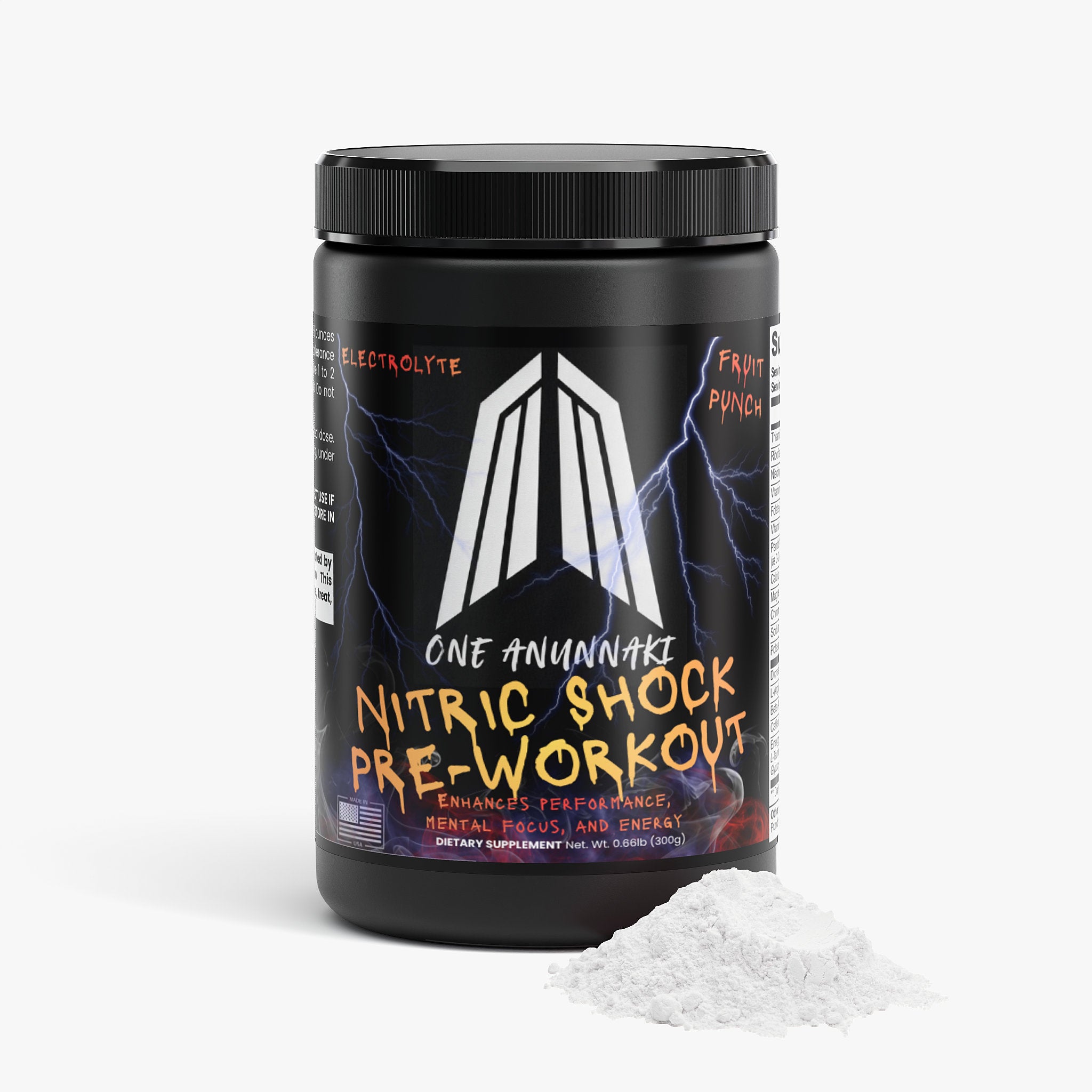 Nitric Shock Pre-Workout Powder (Fruit Punch)