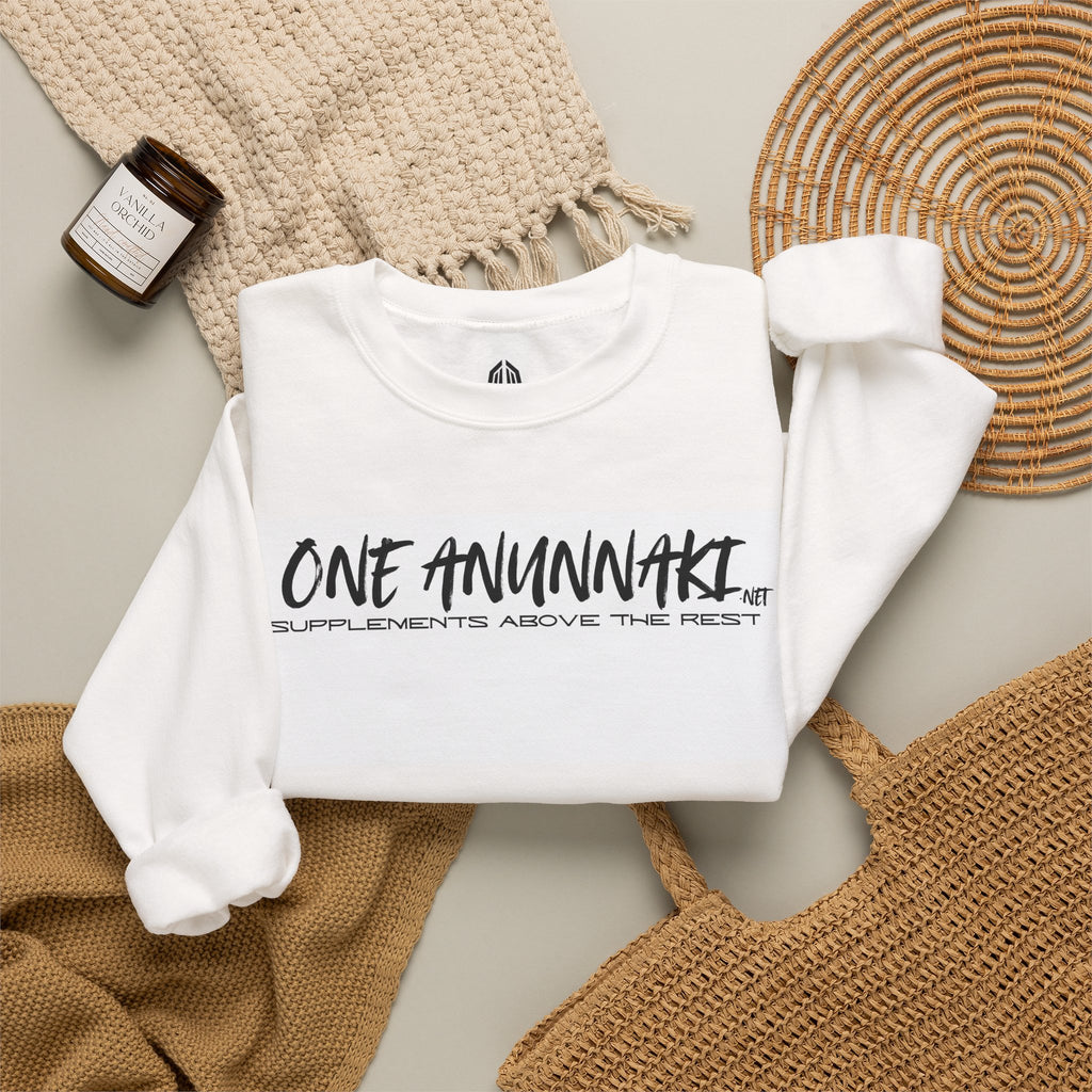 One Anunnaki Crewneck Sweatshirt — Graphic Ancient Symbol Sweater