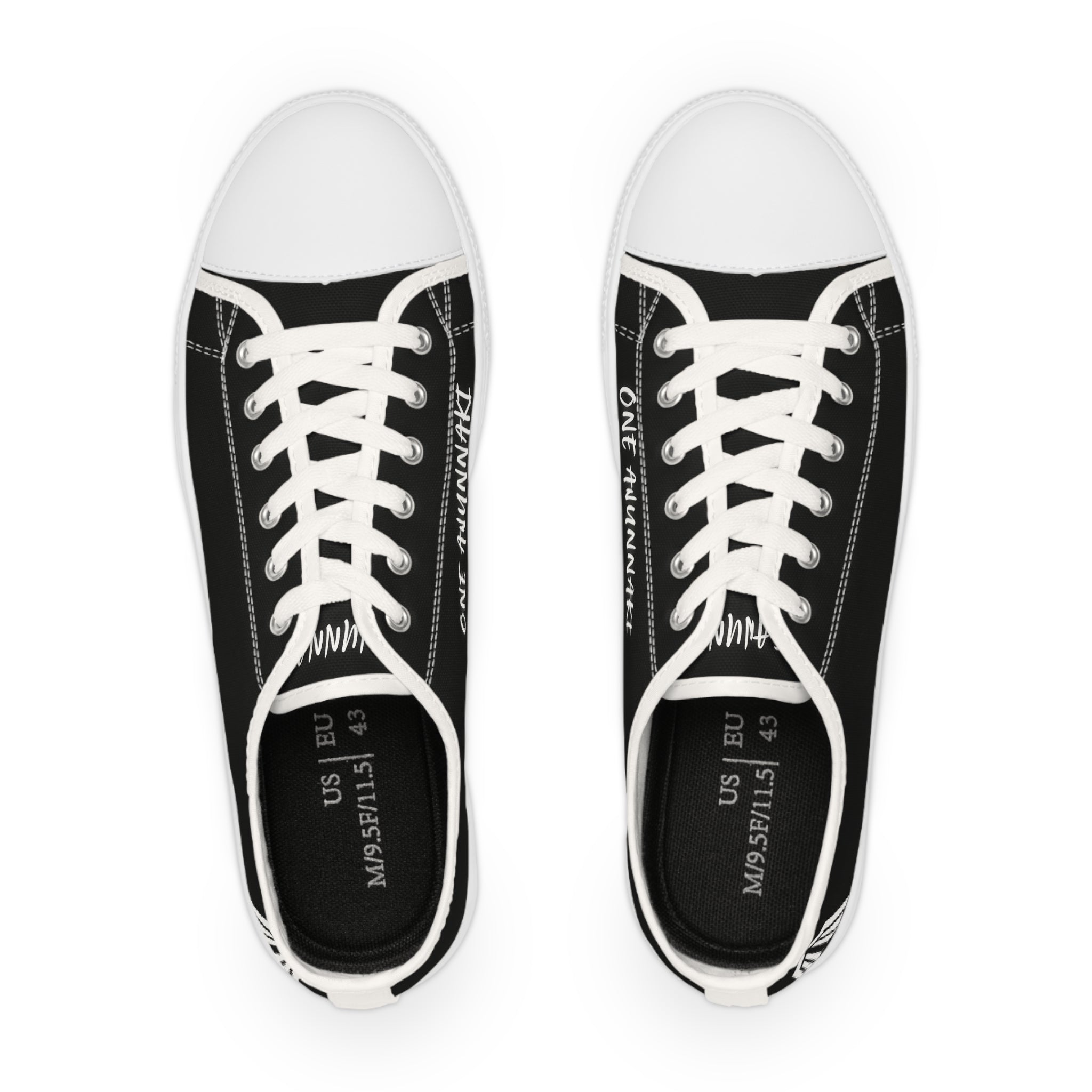 Men's Low Top Sneakers — Minimal White Canvas Casual Shoes