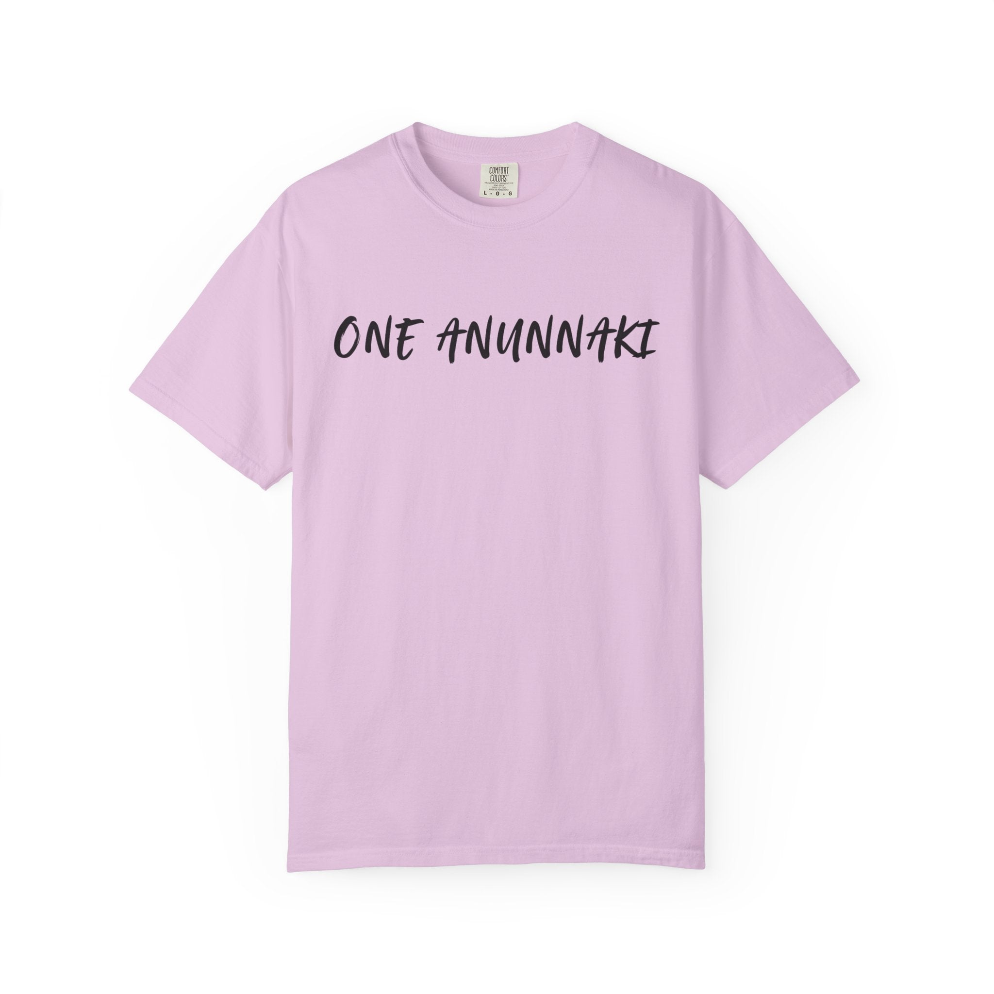 One Anunnaki T-Shirt — Aztec Warrior Graphic Tee with “One Anunnaki: Supplements Above The Rest”