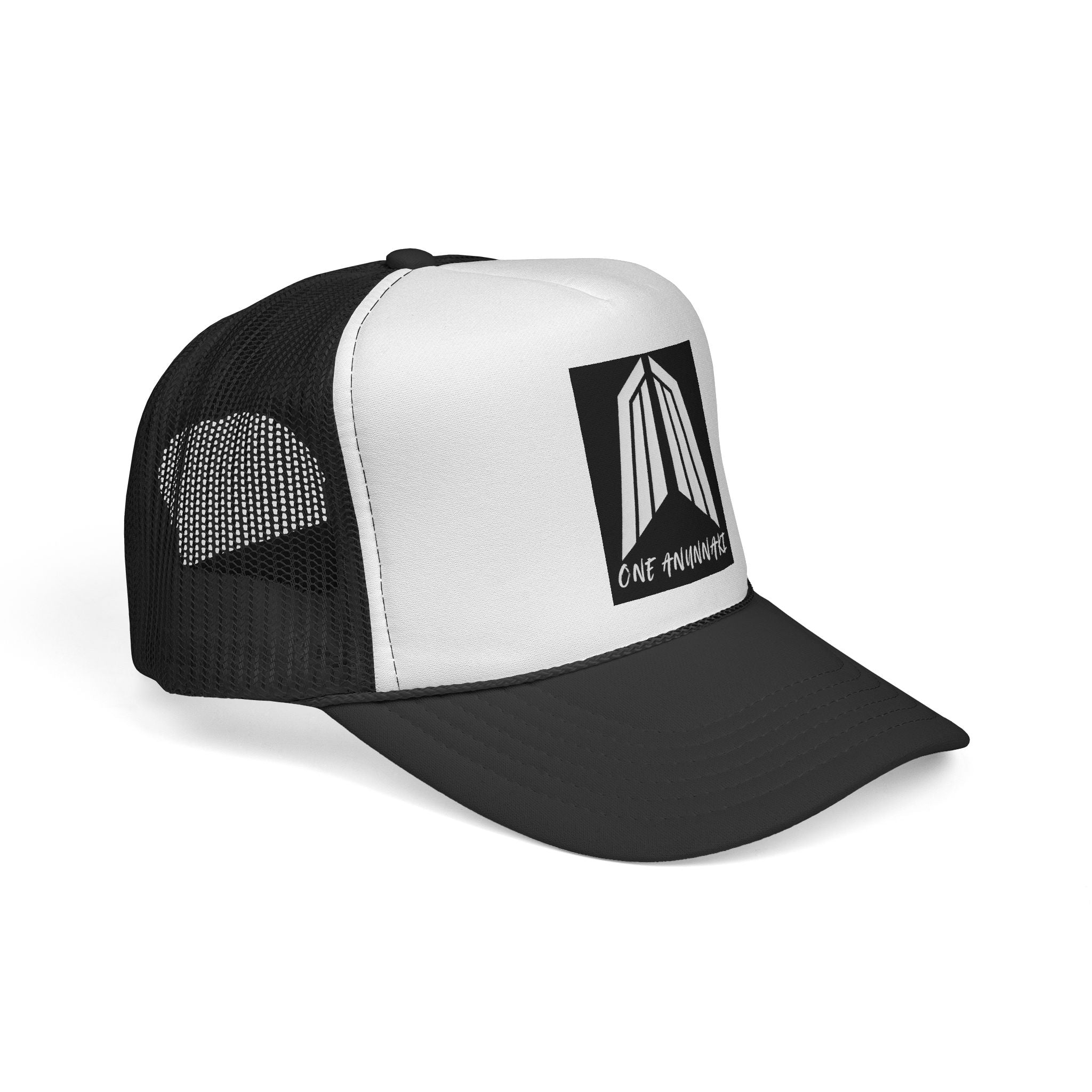 One Anunnaki Logo Trucker Cap | Pyramid Symbol Mesh Hat