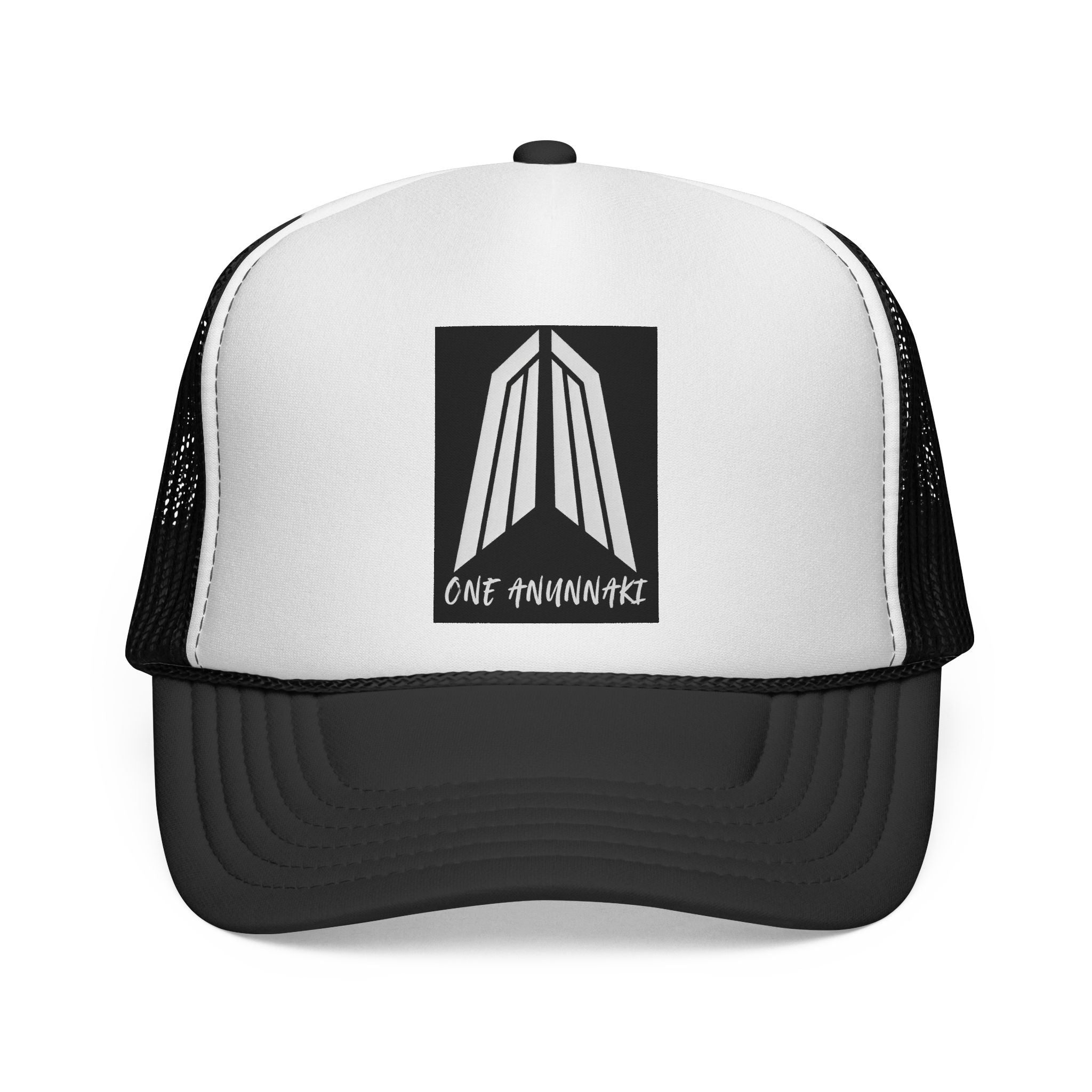 One Anunnaki Logo Trucker Cap | Pyramid Symbol Mesh Hat