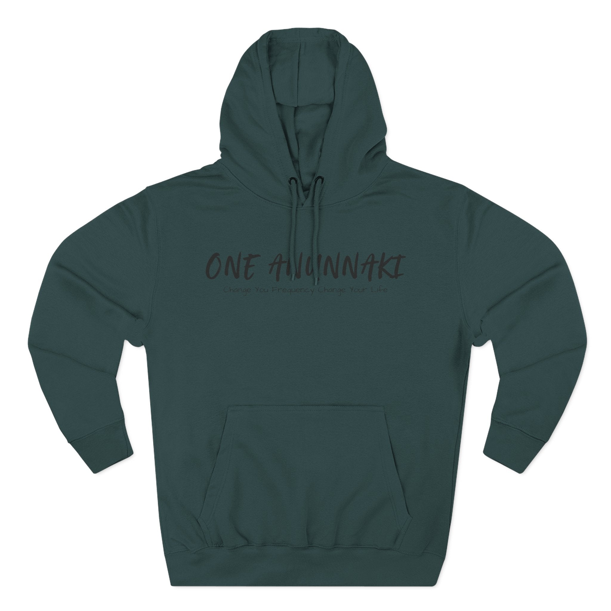 One Anunnaki Hoodie | Handwritten Script Logo, White Pullover Hoodie