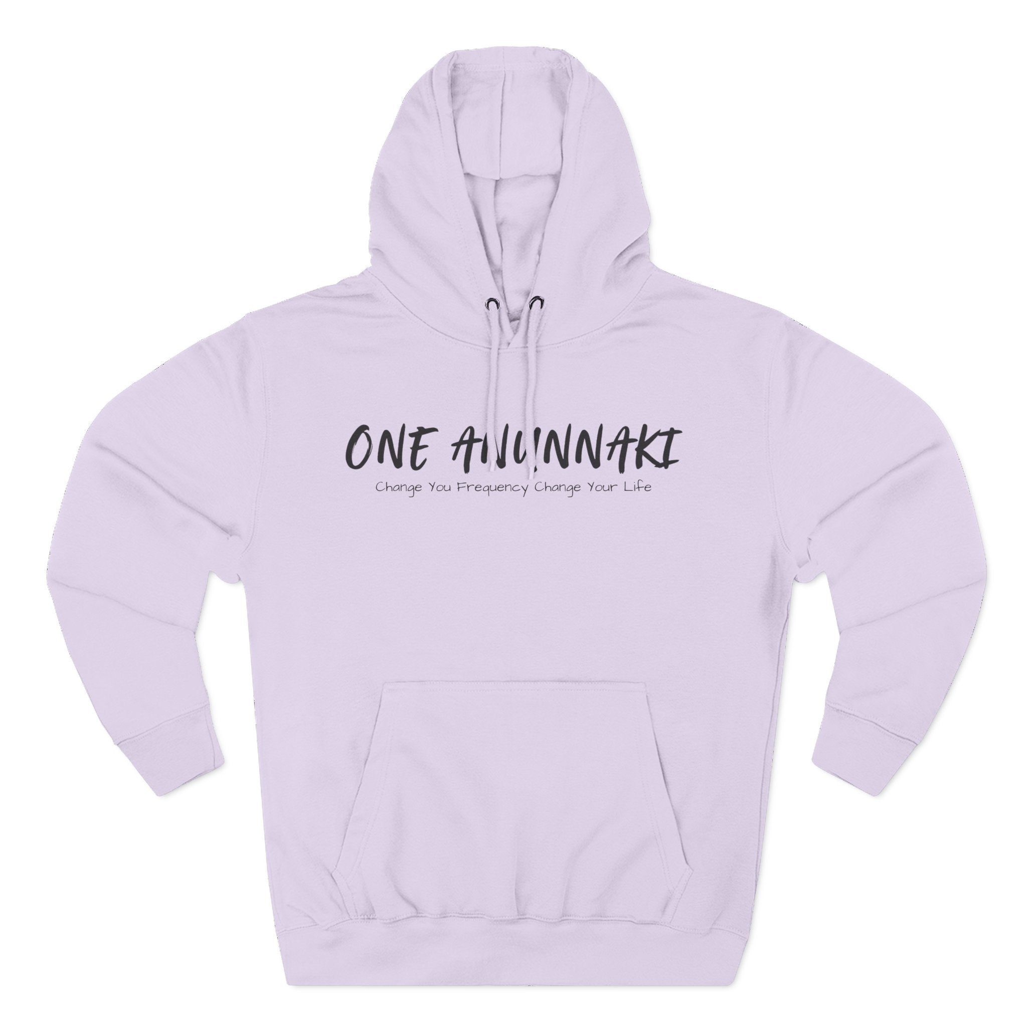 One Anunnaki Hoodie | Handwritten Script Logo, White Pullover Hoodie