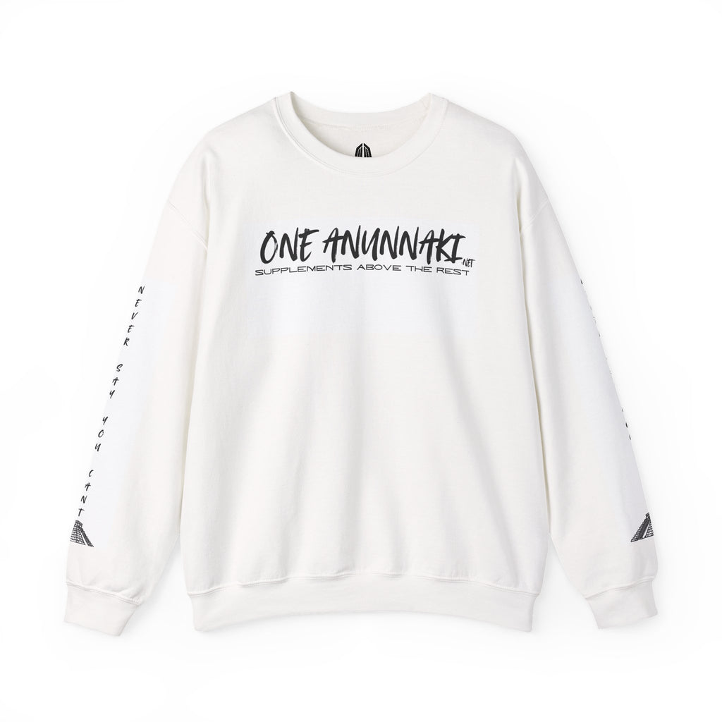 One Anunnaki Crewneck Sweatshirt — Graphic Ancient Symbol Sweater