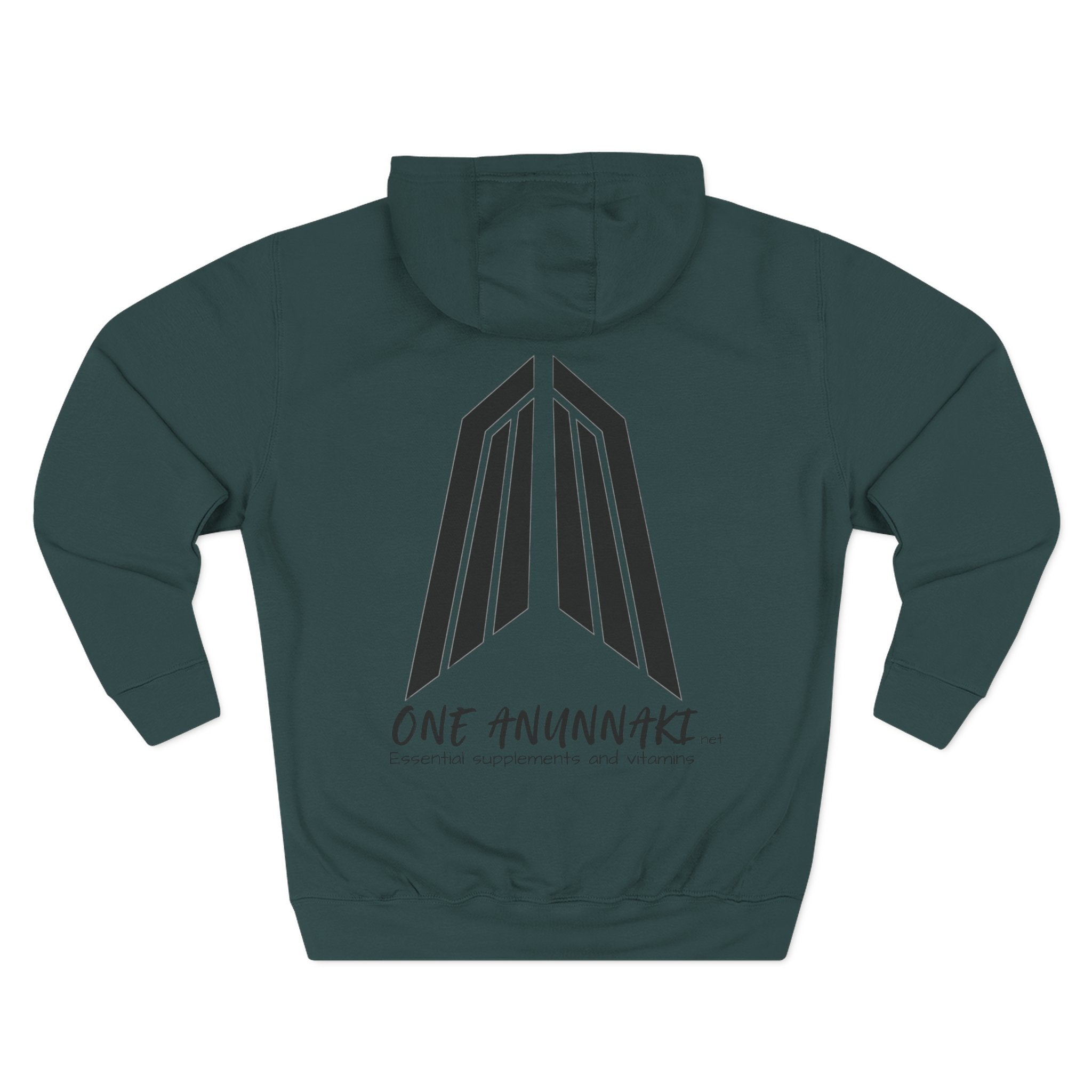 One Anunnaki Hoodie | Handwritten Script Logo, White Pullover Hoodie