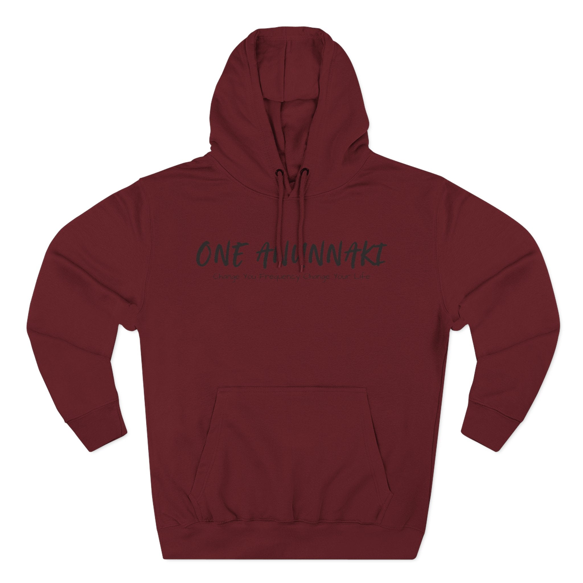 One Anunnaki Hoodie | Handwritten Script Logo, White Pullover Hoodie